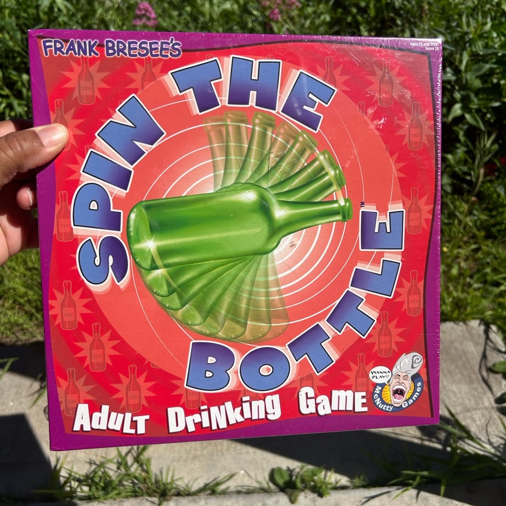 NEW Sealed Frank Bresee’s Spin the Bottle Board Game - McNutty Games - 21+